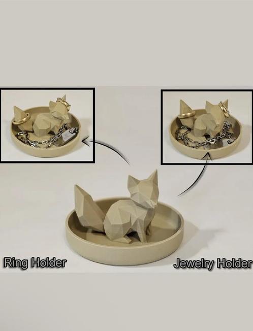Fox Ring Holder – Sieradenhouder met Stijl, Sieraden, Tassen en Uiterlijk, Ringen, Zo goed als nieuw, Ophalen of Verzenden