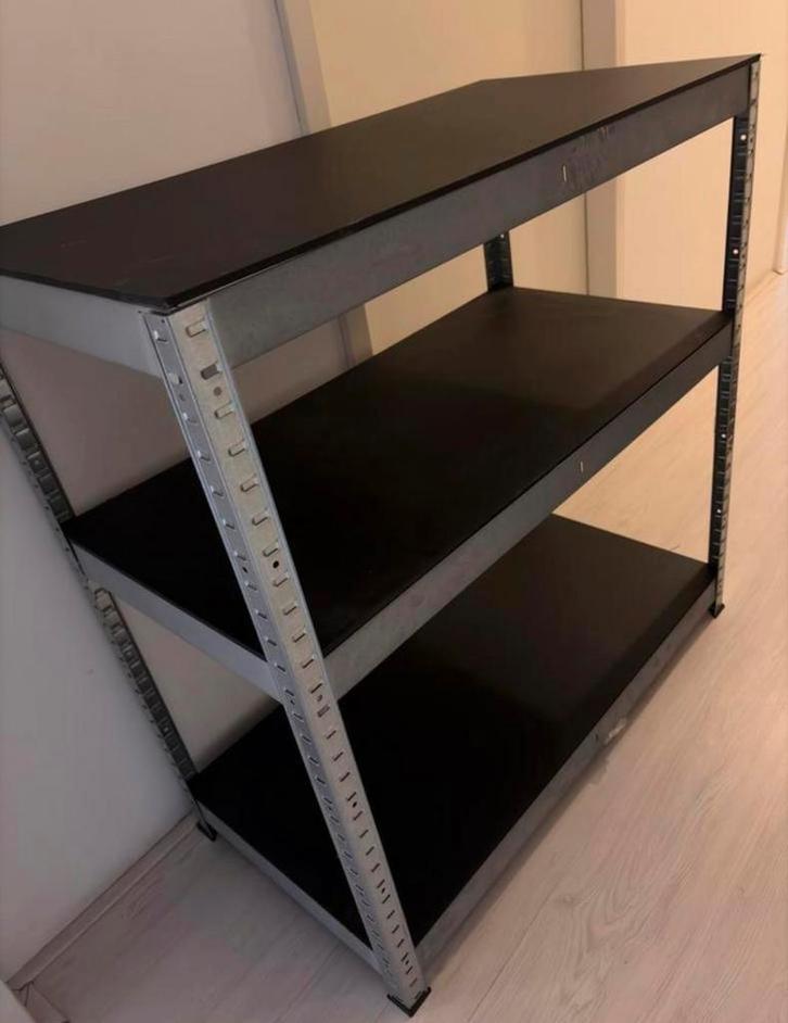 2x Handson Metalen stellingkast van Gamma, Huis en Inrichting, Kasten | Stellingkasten, Zo goed als nieuw, Ophalen