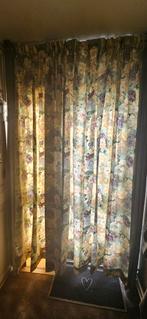 gordijnen bloemen afbeelding mooi,netjes &ophang haken eraan, Ophalen of Verzenden