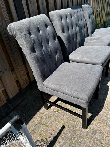 4x eettafel stoelen