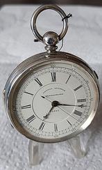 Zilveren snek/chrono (doktershorloge) uit 1893, Ophalen of Verzenden