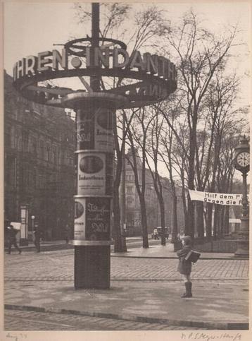 Foto 1934 Danzig straatbeeld met politieke propaganda / recl beschikbaar voor biedingen