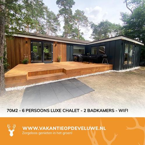 *Te Huur* 7 mooie chalets op de Veluwe!, Caravans en Kamperen, Stacaravans, tot en met 5, Ophalen of Verzenden
