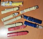 Nieuwe horlogebandjes van leer rood of geel van 18mm, Sieraden, Tassen en Uiterlijk, Horloges | Dames, Leer, Polshorloge, Nieuw