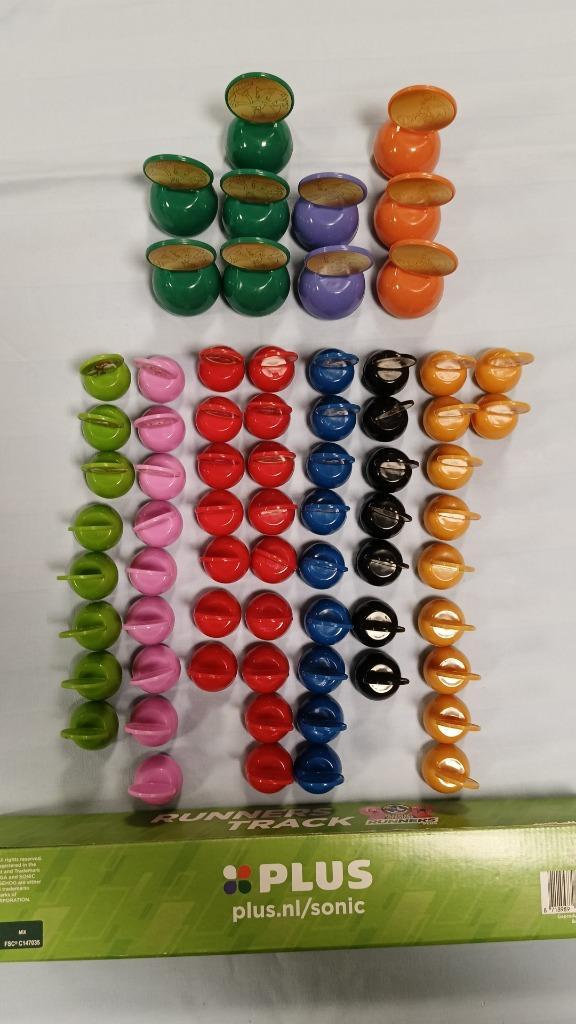 Sonic Runners Plus – complete set met speelmat (PLUS), Verzamelen, Supermarktacties, Plus, Ophalen of Verzenden