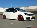Volkswagen Golf 2.0 R 4-Motion leer airride 360pk dsg aut., 74 €/maand, 4 cilinders, 1984 cc, Wit