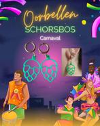 oorbel schorsbos of peeënrijk, wortel hopbel carnaval, Ophalen of Verzenden, Nieuw, Overige materialen, Hangers