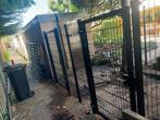 15 meter 656 dubbelstaafmat - 183cm hoog + Poort B-keus, Met poort, Nieuw, Dubbelstaafmat hekwerk, Ophalen of Verzenden