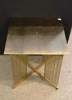 H&M HOME bijzettafel RVS goudkleurig, Huis en Inrichting, Tafels | Bijzettafels, Ophalen, Minder dan 45 cm, Minder dan 55 cm, Metaal of Aluminium