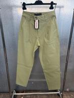 Enes leren broek 38 €675 nieuw stretch leather pistachio, Maat 38/40 (M), Zwart, Ophalen of Verzenden, Zo goed als nieuw