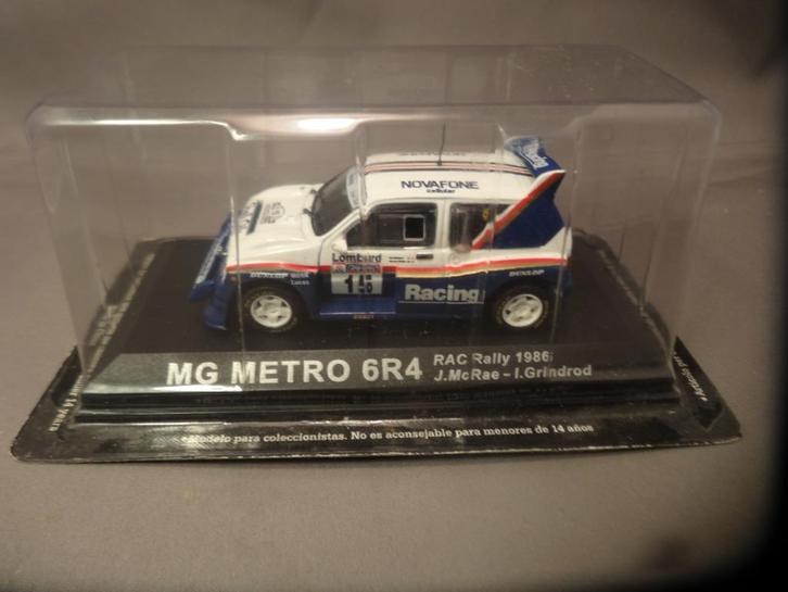 MG Metro 6R4 Rac Rally 1986 J.McRae 1:43, Hobby en Vrije tijd, Modelauto's | 1:43, Nieuw, Auto, Overige merken, Ophalen of Verzenden