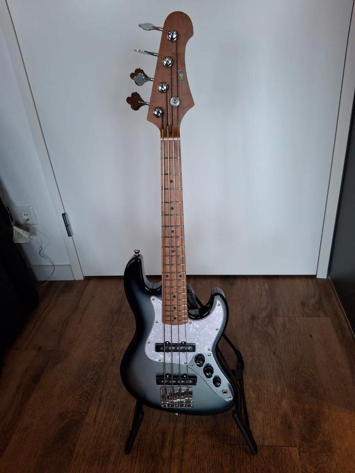 U-Bass Flight Mini J Bass moonburst, Muziek en Instrumenten, Snaarinstrumenten | Gitaren | Bas, Nieuw, Elektrisch, Ophalen of Verzenden