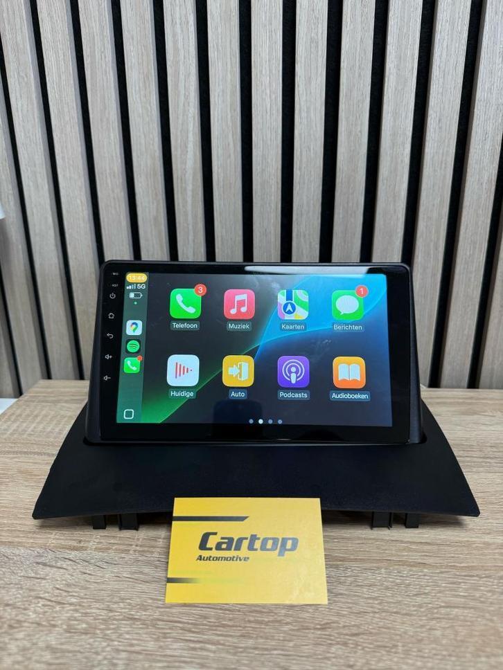 Renault Mégane II Android 9 Inch CarPlay 2011 T/M 2019, Auto diversen, Autonavigatie, Zo goed als nieuw, Ophalen of Verzenden