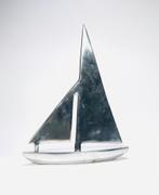 1283. Aluminium zeilboot, eind 20e eeuw, Antiek en Kunst, Ophalen of Verzenden