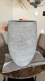 2 x Grote bloempotten/plantenpot, Kunststof, Balkon, Rond, Ophalen of Verzenden