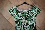 Joseph Ribkoff prachtig zwart/groen zomerjurk mt 48/50, Overige kleuren, ., Maat 46/48 (XL) of groter, Joseph Ribkoff