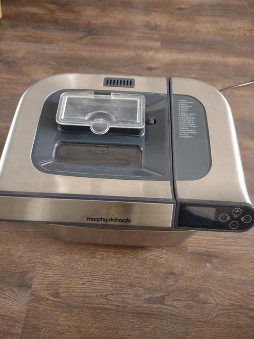 Morphy Richards Broodbakmachine, Witgoed en Apparatuur, Broodbakmachines, Gebruikt, Met timer, 800 tot 1200 gram deeg, Kijkvenster