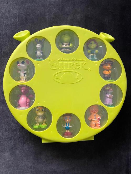 Shrek minifiguren bekers en koffer spel, Verzamelen, Disney, Ophalen of Verzenden