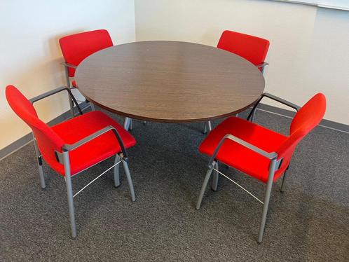 Mooie tafel + stoelen zet, Antiek en Kunst, Antiek | Kantoor en Zakelijk, Ophalen of Verzenden