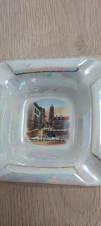 Antieke asbak van Utrecht met gezicht op de Dom en Stadhuis, Ophalen of Verzenden