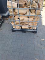 Gemengd haardhout: Eiken Berk - Droog tussen 7-15%, Tuin en Terras, Haardhout, Minder dan 3 m³, Ophalen, Eikenhout, Blokken