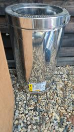 Geisoleerde kachelbuis, Doe-het-zelf en Verbouw, Buizen en Afvoer, Ophalen, Overige typen, Zo goed als nieuw, Rvs