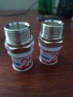 2 stuks Uponor S-Press Plus Overgangskoppeling 25x22K, Minder dan 30 cm, Overige typen, Nieuw, Minder dan 60 cm