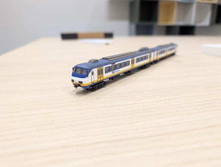 NS SGMm (vlaflip) in N, Hobby en Vrije tijd, Modeltreinen | N-Spoor, Nieuw, Wagon, Gelijkstroom, Overige merken, Analoog, NS, Ophalen of Verzenden