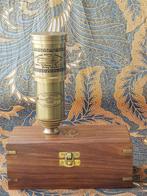 Mooie zware Victorian London telescoop uit Engeland in kist., Ophalen of Verzenden
