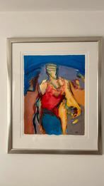 Arthur Bernard zeefdruk 100 bij 83 cm, Antiek en Kunst, Kunst | Litho's en Zeefdrukken, Ophalen of Verzenden