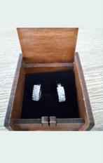 Oorbellen met zirkonia's, Overige materialen, Nieuw, Ophalen of Verzenden, Knopjes of Stekers