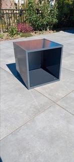 Antraciet Glans Opbergkast, Bovenkast , 37x37cm, Huis en Inrichting, Kasten | Overige, Ophalen of Verzenden, Zo goed als nieuw