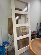Massieve binnendeur, Doe-het-zelf en Verbouw, Deuren en Horren, Ophalen, Gebruikt, Binnendeur, Glas