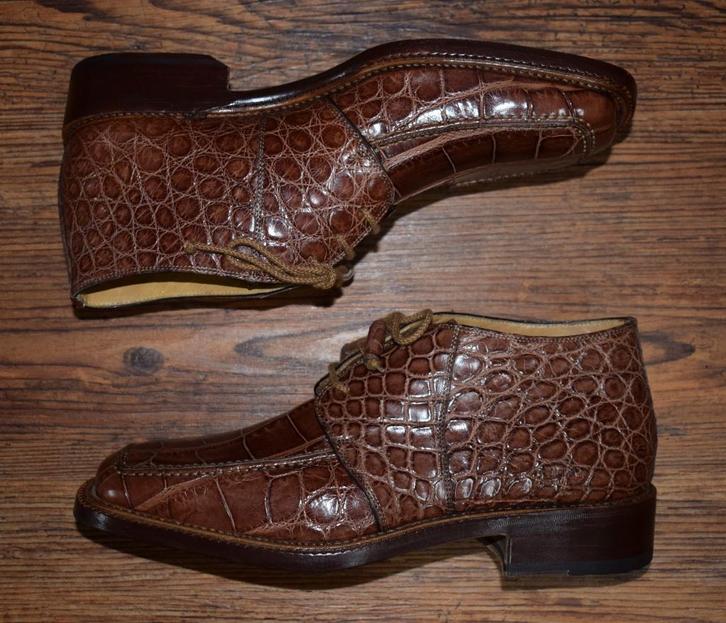 Jaguar - bruin leren halfhoge veterschoen Pinch - maat 42, Kleding | Heren, Schoenen, Nieuw, Overige typen, Bruin, Ophalen of Verzenden