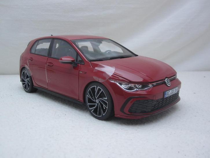 Volkswagen Golf Mk8 GTi 2020 Rood 1:18 Norev, Hobby en Vrije tijd, Modelauto's | 1:18, Nieuw, Auto, Norev, Ophalen of Verzenden