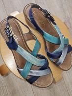 Paula Urban dames sandalen, maat 38, Zo goed als nieuw, Paula Urban, Blauw, Sandalen of Muiltjes