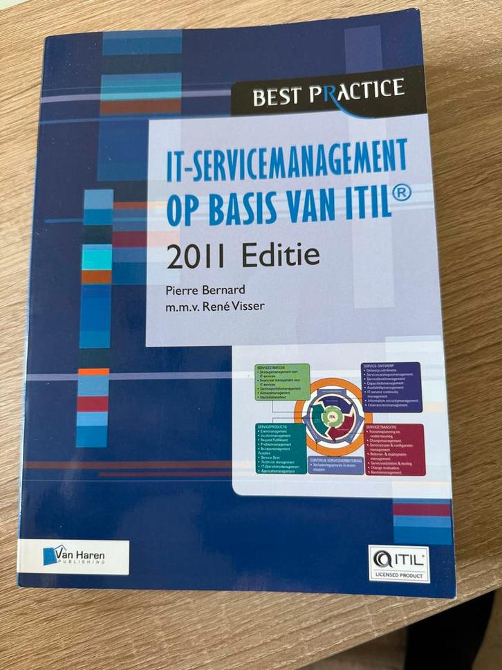 ITIL Servicemanagement 2011 Editie, Boeken, Studieboeken en Cursussen, Gelezen, MBO, Gamma, Ophalen of Verzenden