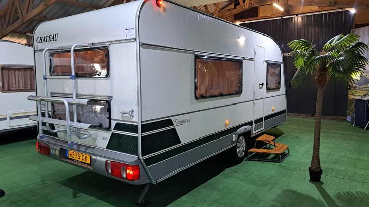 Chateau Caratt 480 TK Voortent/Stapelbed, Caravans en Kamperen, Caravans, Bedrijf, tot en met 5, 1000 - 1250 kg, Overige, Chateau