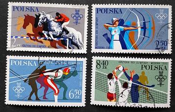 3. Polen 1980 mi serie 2674 / 2677 gestempeld  beschikbaar voor biedingen
