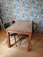 Teak tafel, Ophalen, Gebruikt, 50 tot 100 cm, Vijf personen of meer