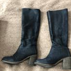 Elegante zwarte hoge laarzen blauw shabbies mt 38, Hoge laarzen, Shabbies Amsterdam, Blauw, Ophalen of Verzenden