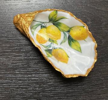 Citroën citroenen servies originele oesters met Citroën 