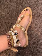 HOT LAVA slipper MYKONOS – BEIGE Ibiza sandaal maat 37, Ophalen of Verzenden, Zo goed als nieuw