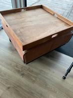 Massief Teak dienblad 90x90x8., Huis en Inrichting, Woonaccessoires | Dienbladen, Ophalen, Gebruikt, Vierkant, Hout