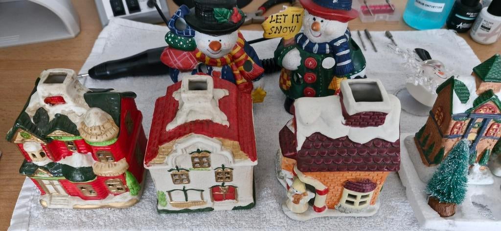 Kersthuisjes, verlichting, Diversen, Ophalen