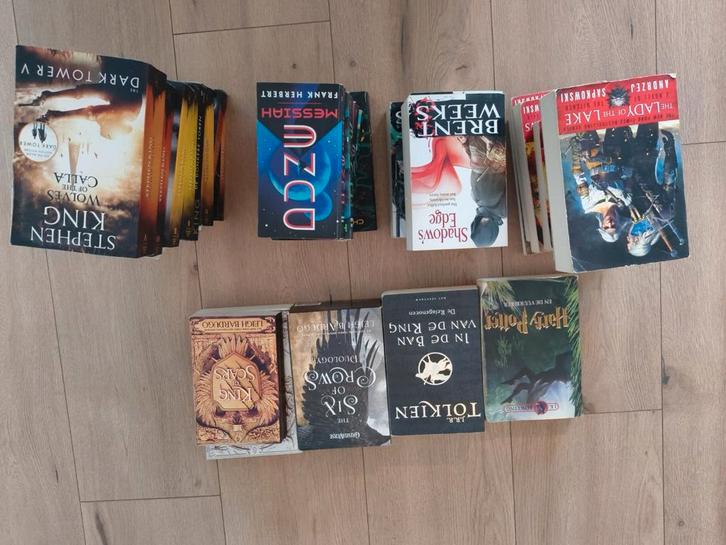 Boeken collectie: Stephen King, Tolkien, en meer!, Boeken, Romans, Gelezen, Nederland, Ophalen
