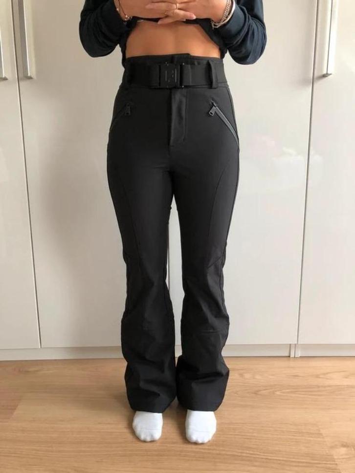 Nikkie skibroek softshell high waist ski-broek zwart 34 - XS, Kleding | Dames, Wintersportkleding, Zo goed als nieuw, Broek, Maat 34 (XS) of kleiner