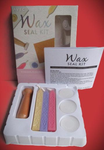 Wax Seal Kit~Nieuw~Kado waardig~Avec~Was stempels beschikbaar voor biedingen