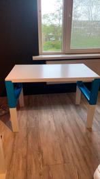 IKEA kinderbureau pahl wit blauw, Ophalen of Verzenden, Zo goed als nieuw, Stoel(en)