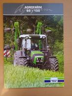 Folder Deutz Fahr Agrofarm 85 en 100 Nederlandstalig, Ophalen of Verzenden, Gelezen, Tractor en Landbouw